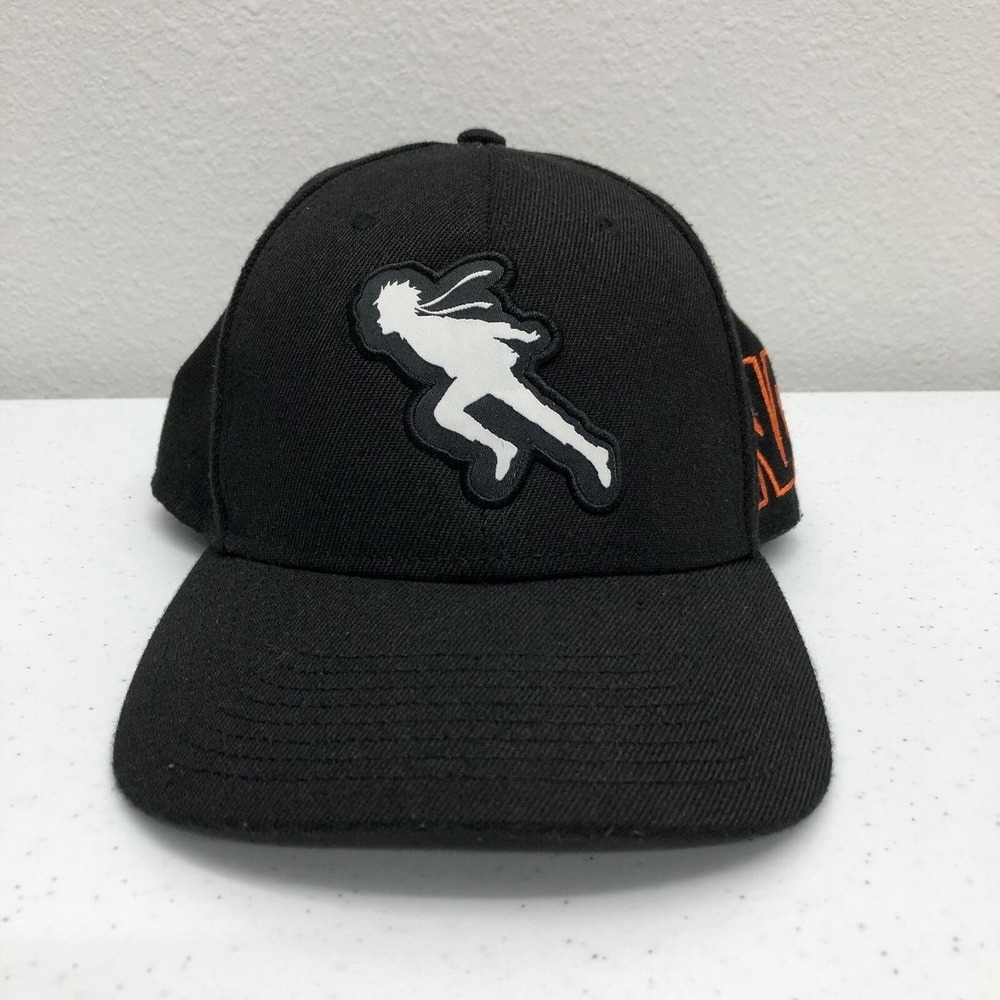 Naruto Shippuden Hat Cap Snap Back Mens One Size Black Anime Patch Logo Ninja